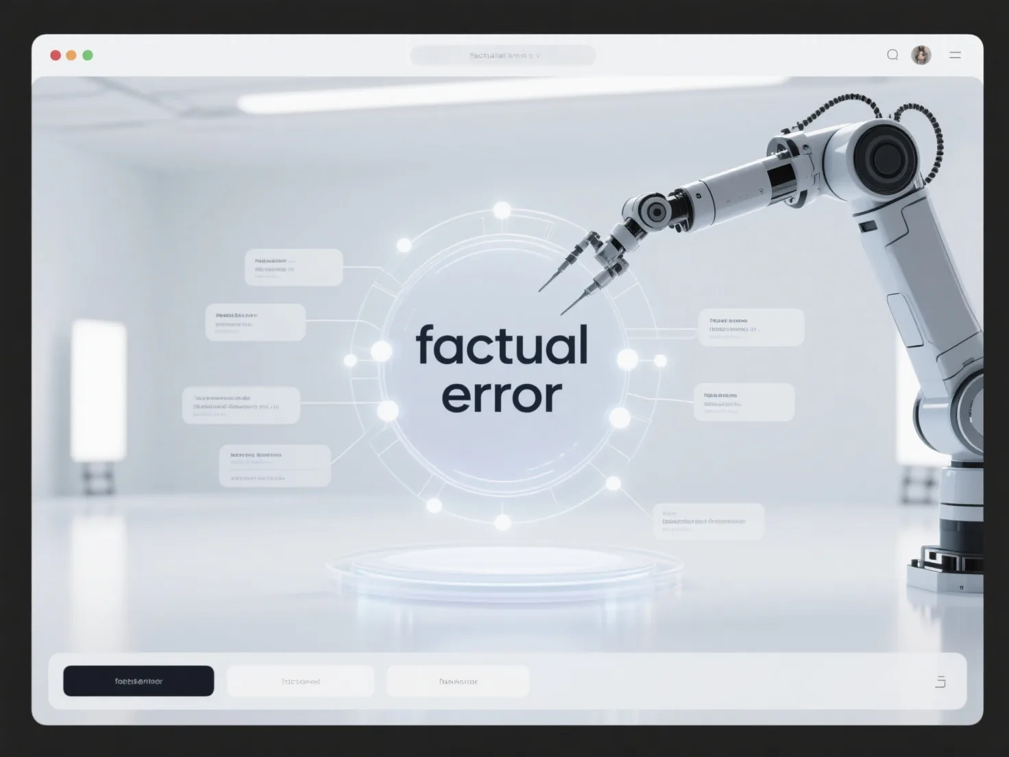 How can prompt engineering assist in detecting and correcting factual errors in AI-generated content?