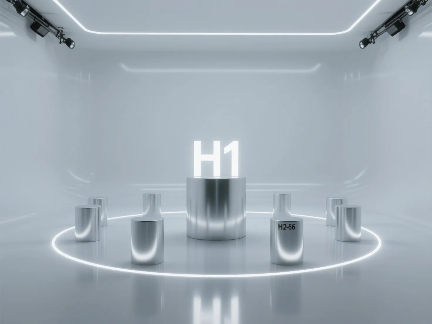How do H2-H6 headings support the H1 topic and refine the content structure?