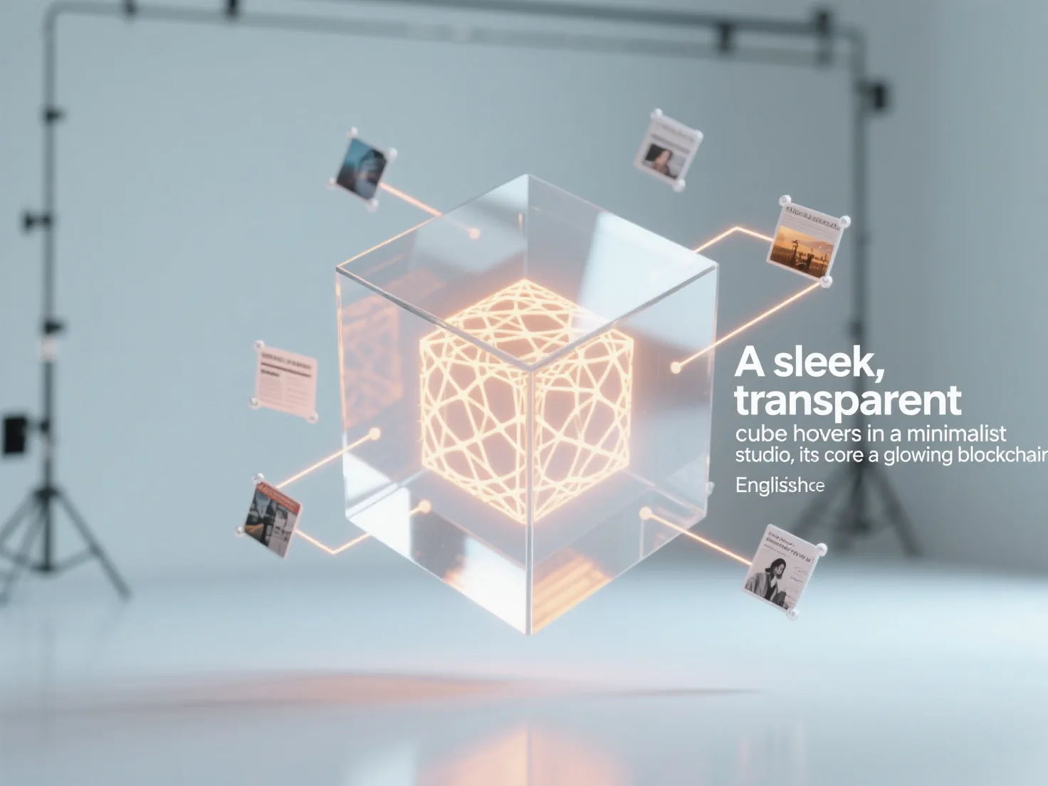 How does GEO use blockchain technology to enhance the credibility of content?