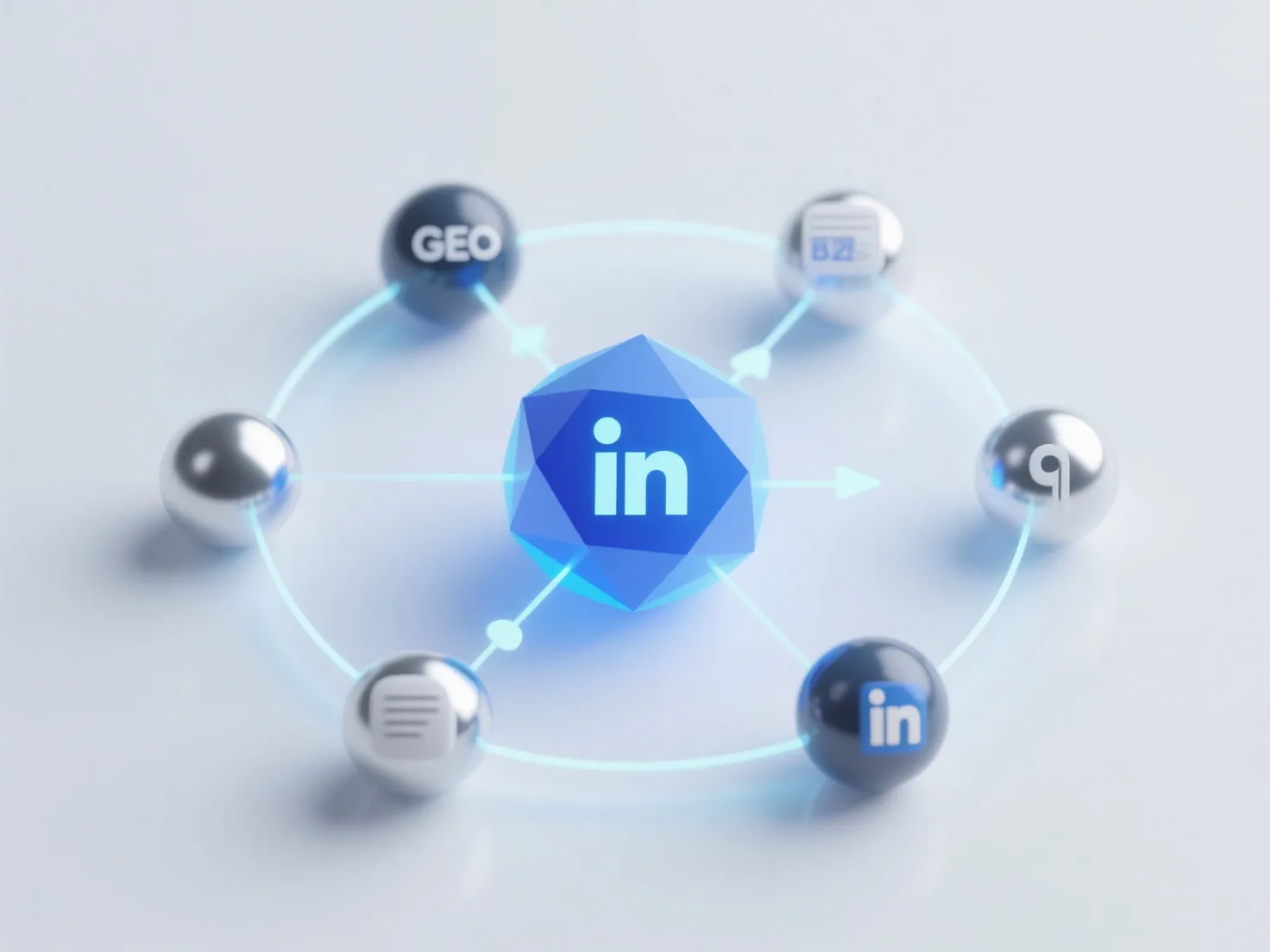 How to achieve GEO linkage between LinkedIn and other professional platforms to enhance B2B brand exposure?