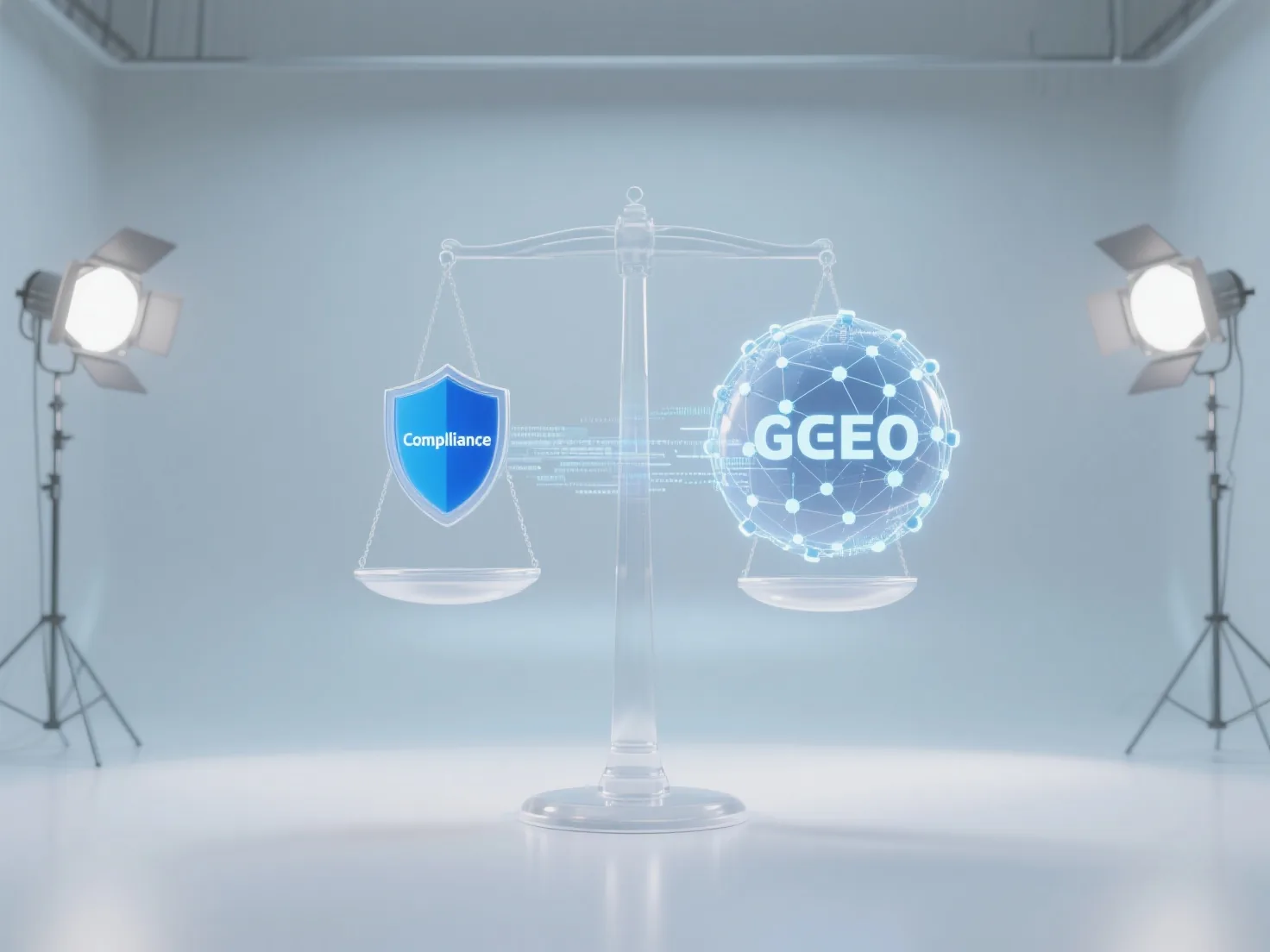 When there is a conflict between financial content compliance review and GEO effectiveness, how should the trade-off and decision-making be made?