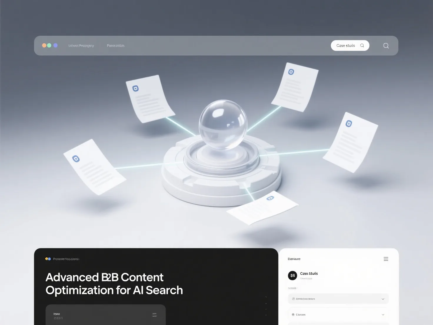 How to maximize GEO results for B2B enterprises by optimizing white paper and case study content?