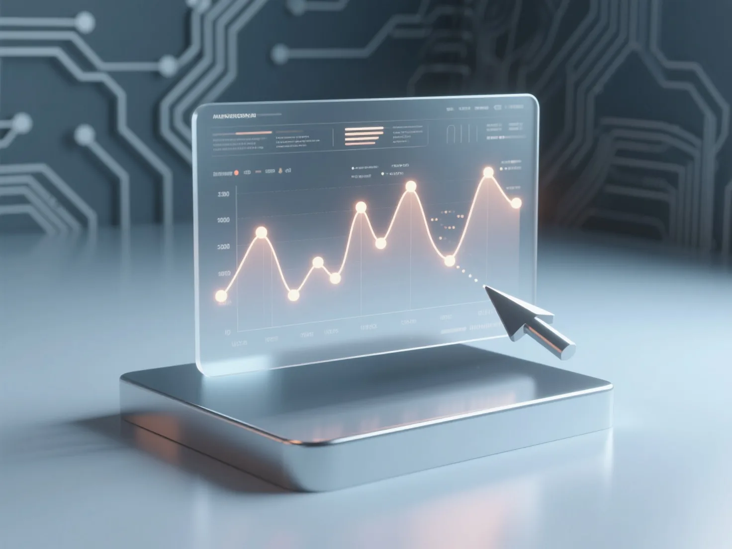 How to use data visualization tools to clearly demonstrate the impact of algorithmic fluctuations?