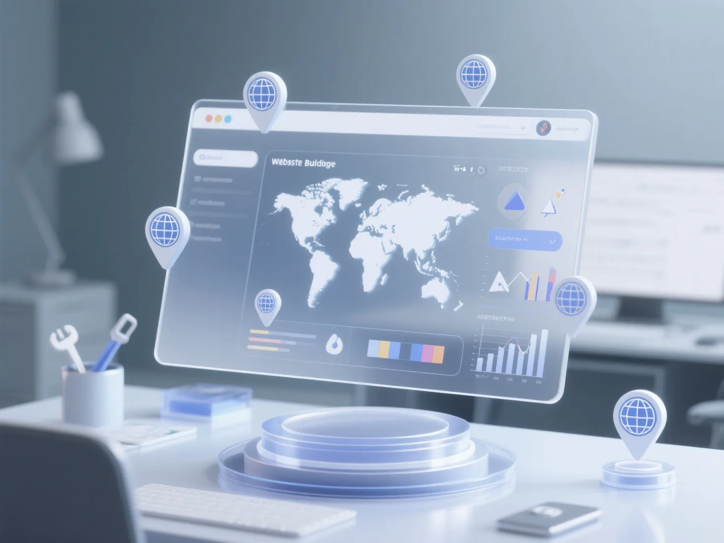 How to use the built-in features of website builders for cross-border GEO on a standalone site?