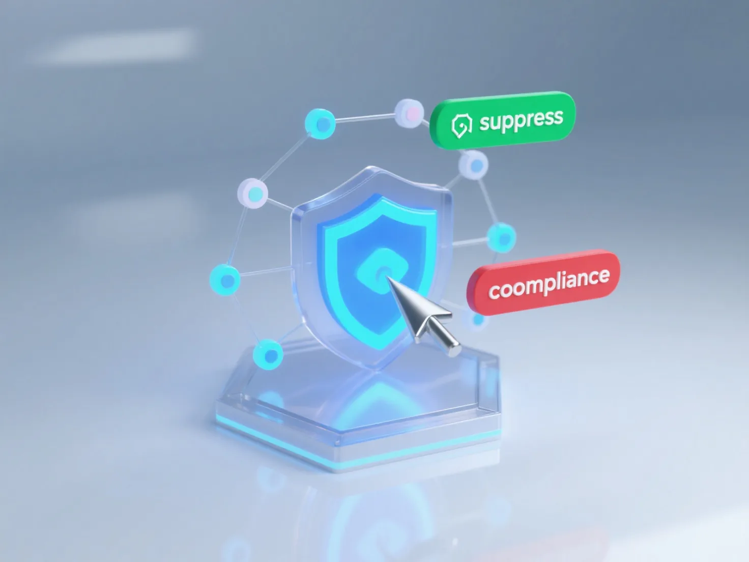 In negative content suppression strategies, how to balance effectiveness and compliance?
