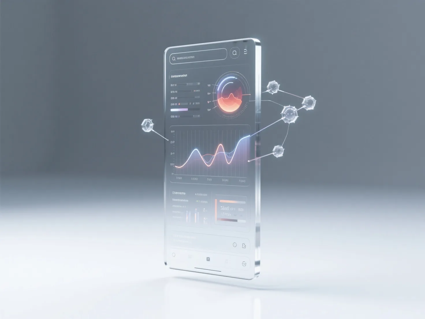 What are the innovations of vertical AI search in data visualization and information presentation?
