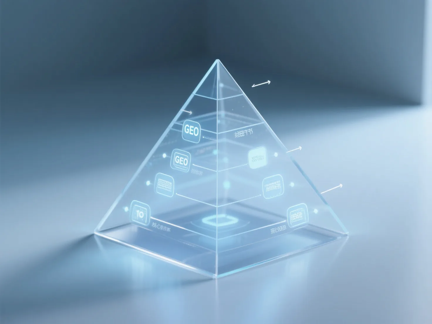 What are the practical cases of the inverted pyramid structure in GEO content?